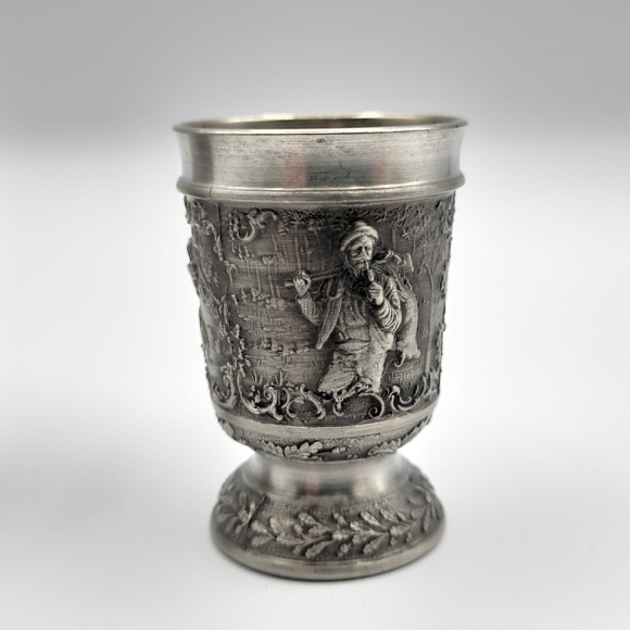 2 Sks Zinn Pewter shot glasses - Vintage - Picture 5 of 13